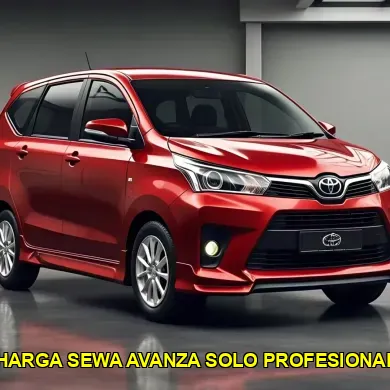 harga sewa avanza solo profesional